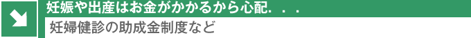 妊婦健診の助成金制度など