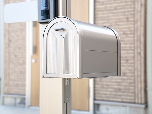 戸建の郵便受け