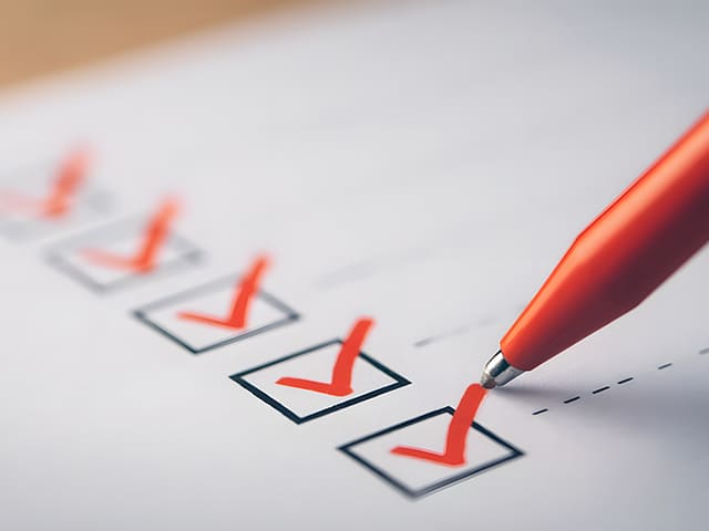 チェックリストのイメージ