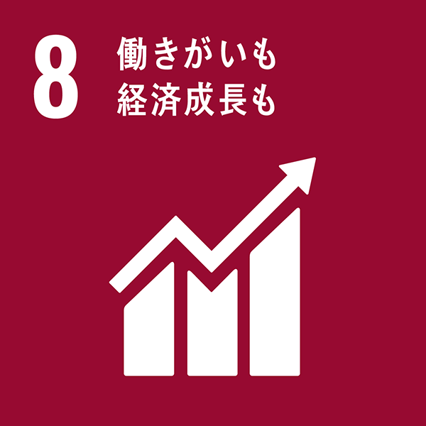 目標8：働きがいも　経済成長も