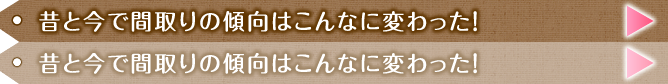 昔と今で間取りの傾向はこんなに変わった！