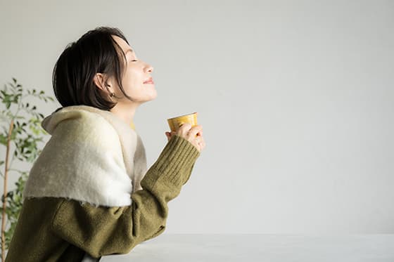 冬に室温の快適な部屋のイメージ