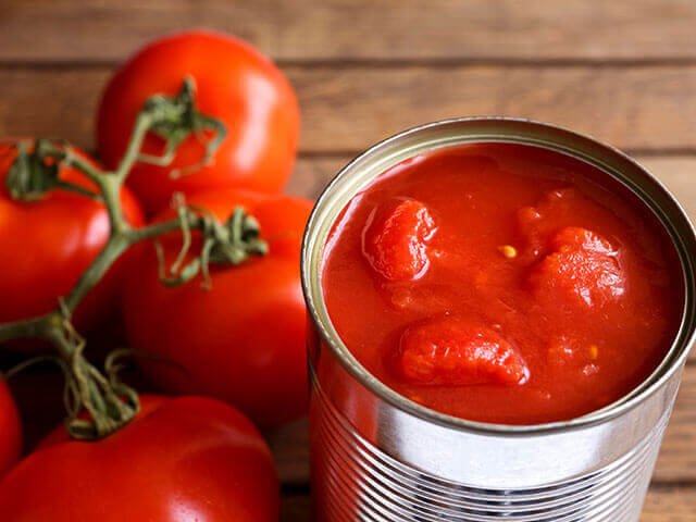 トマトの水煮缶