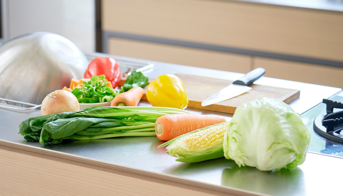 ワークトップ(天板)の主な素材は?