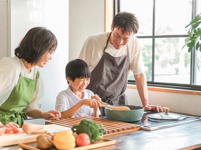 キッチンへのこだわりを形に！ おいしい食事と家族の団らんをつくろう