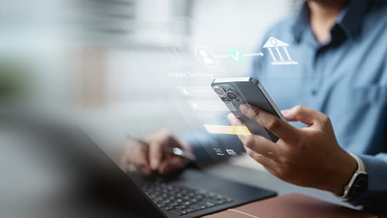 ネット銀行のイメージ