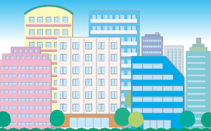 大規模マンション/イラスト
