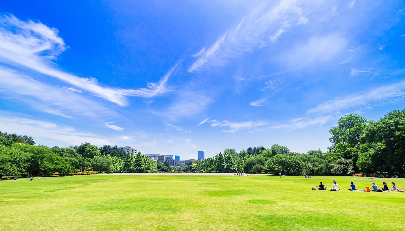 東京には公園がいっぱい！