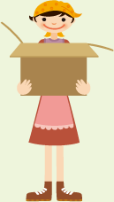 収納を活用して、余計なものを整理整頓!/イラスト