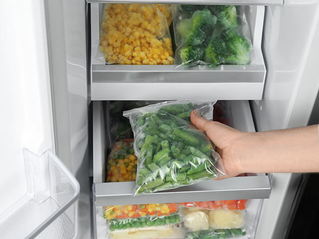 冷蔵庫に保存する野菜