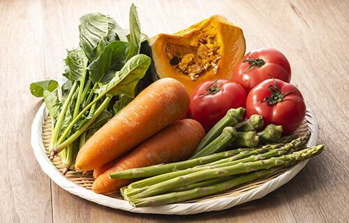 野菜別・保存のポイント（１）…緑黄色野菜、いも類