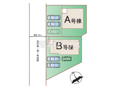 「福岡市南区柏原6丁目　全2棟　新築分譲住宅」物件画像