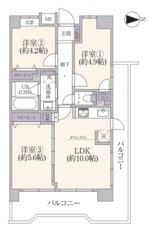 「売りマンション　モンテベルデ西大島」物件画像